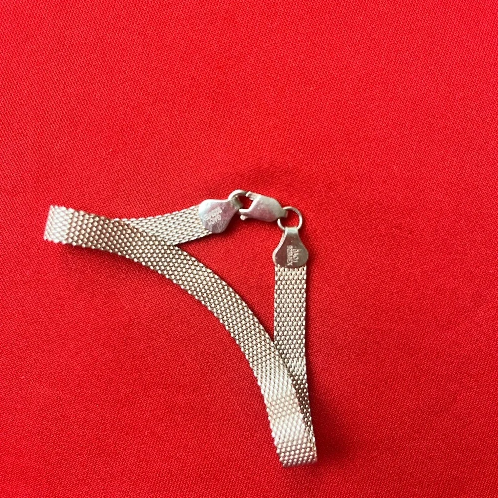 925‎ sterling silver men's bracelet